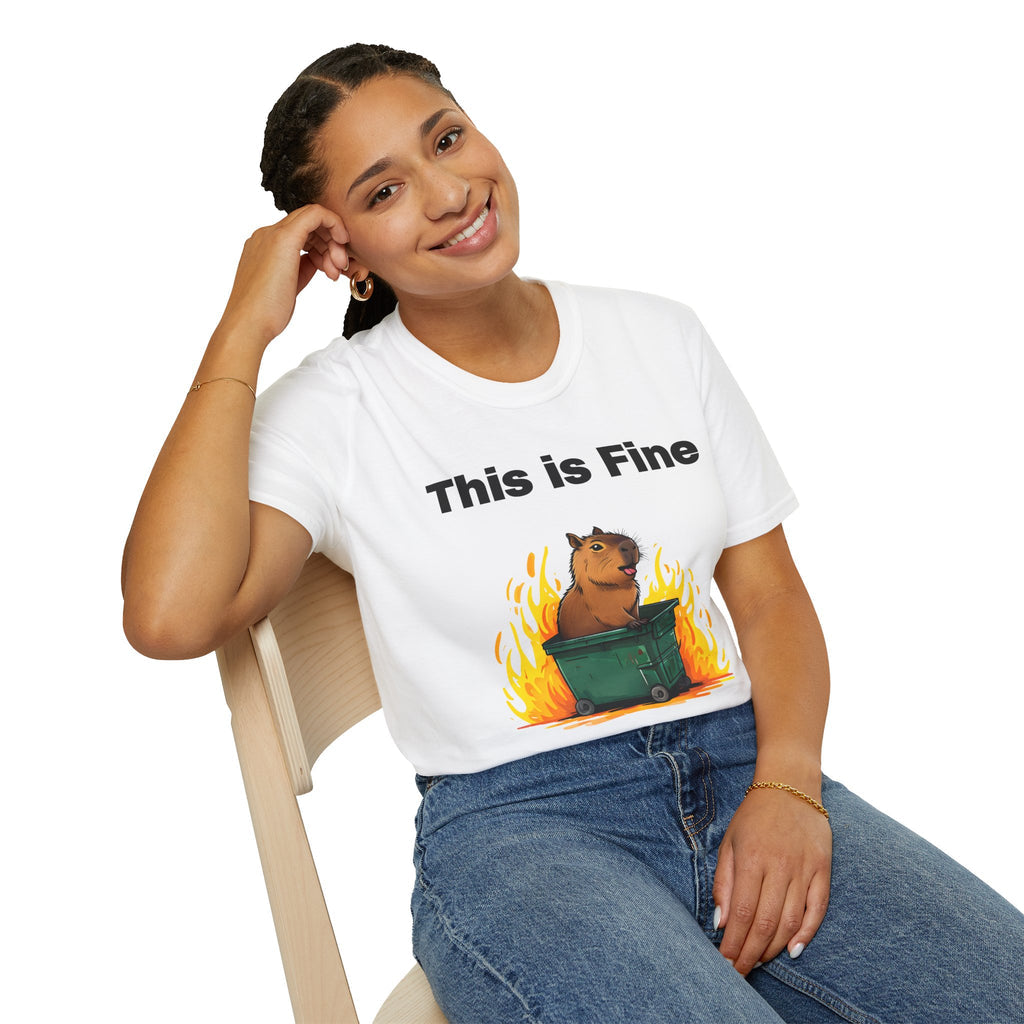 This Is Fine Capybara - Classic Fit