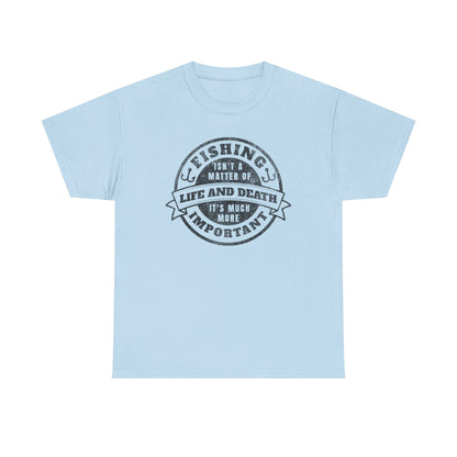 6-Fishing Puns Shirt Crew Neck Short-Sleeve T-Shirt – Classic & Comfortable