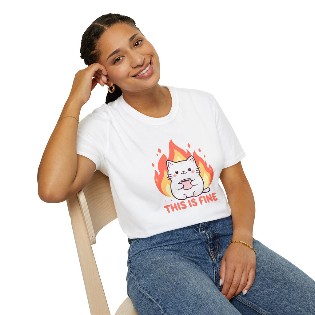 This Is Fine Cat - Classic Fit