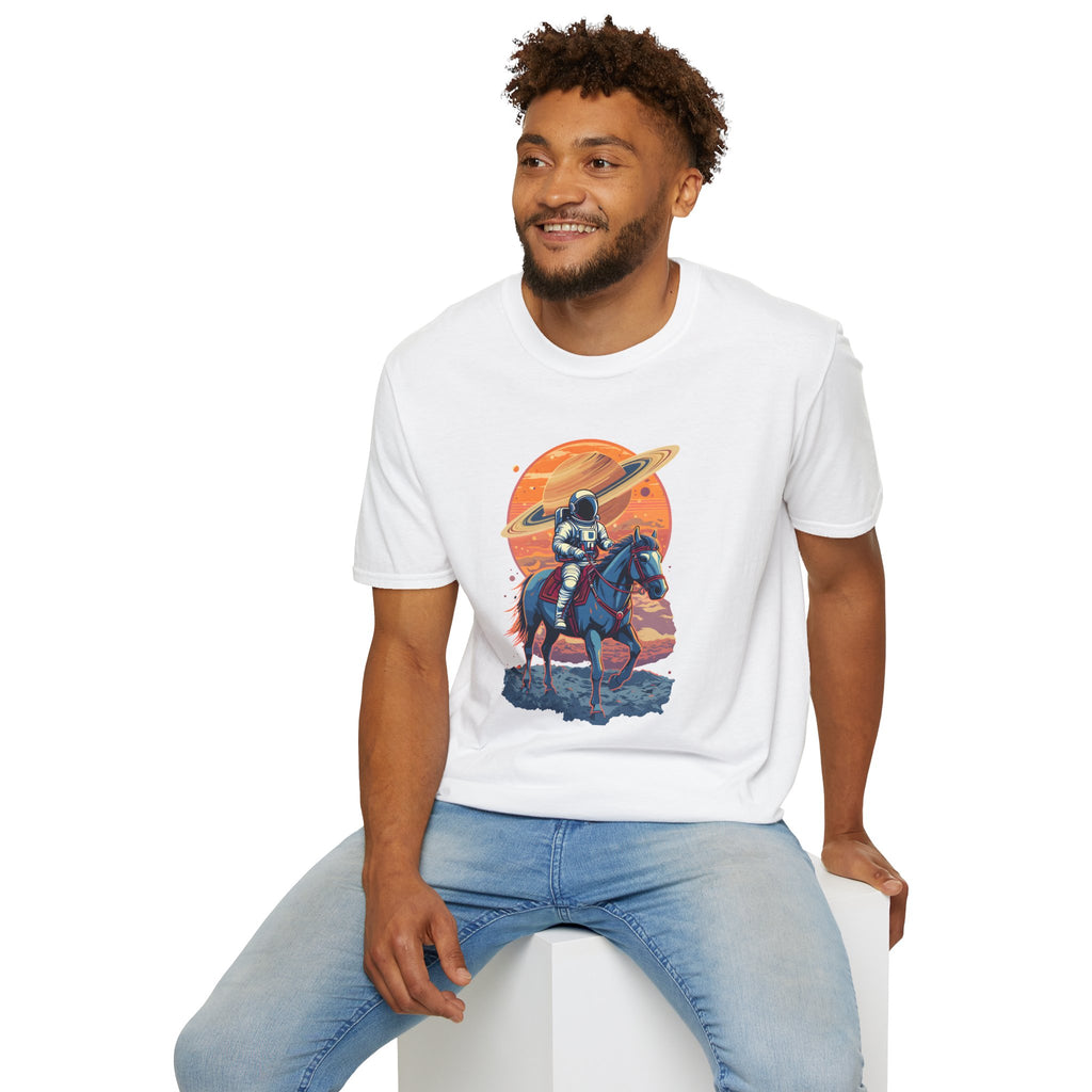 Astronaut Riding Horse in Space - Classic Fit