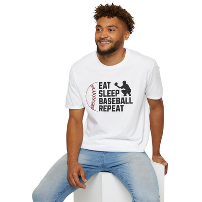 Eat Sleep Baseball Repeat - Classic Fit