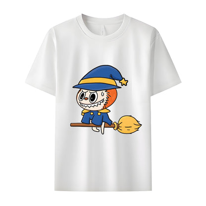 Cute Labubu The Monsters Crew Neck T-Shirt For Labubu Lover