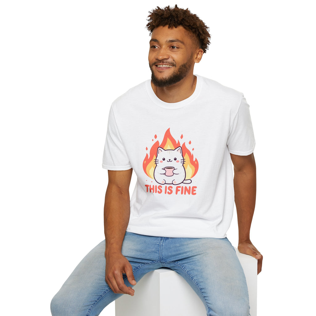 This Is Fine Cat - Classic Fit