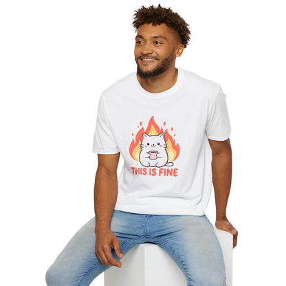 This Is Fine Cat - Classic Fit