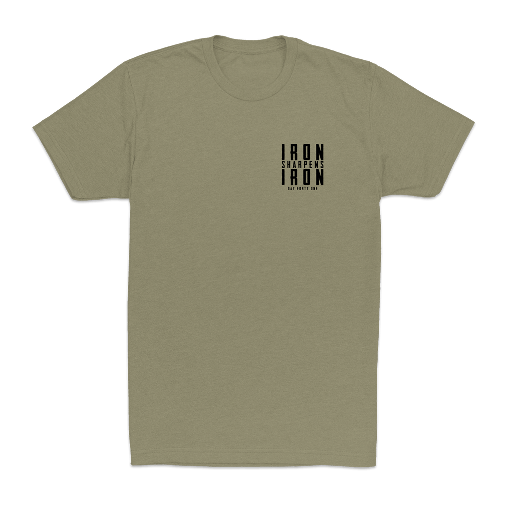 Iron Sharpens Iron Neck Short-Sleeve T-Shirt Soft & Breathable