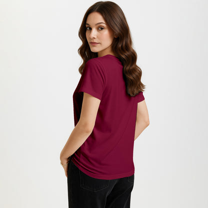 3 Pack Women's Short Sleeve Crew Neck T-Shirt  Summer Tops
