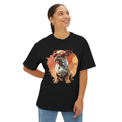 Cute Bulldog Puppy - Oversized Fit