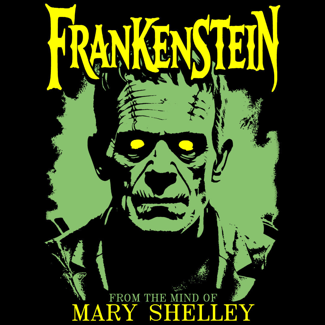 MARY'S FRANKENSTEIN Crew Neck Short-Sleeve T-Shirt Soft & Breathable