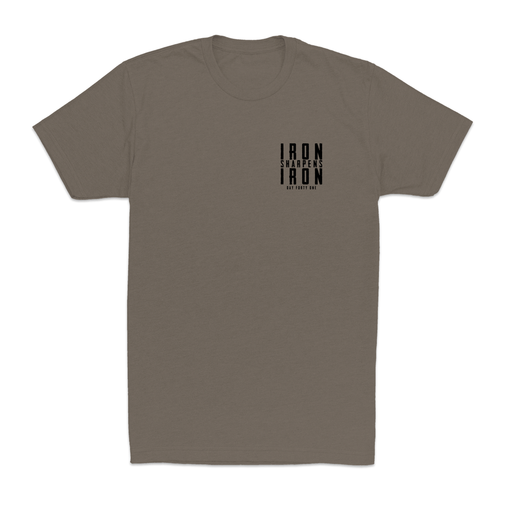 Iron Sharpens Iron Neck Short-Sleeve T-Shirt Soft & Breathable