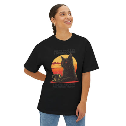 Drink Coffee Hate People - Oversized Fit