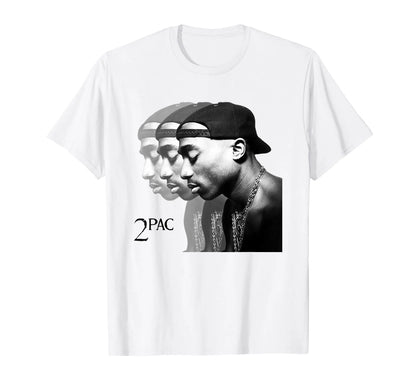 Tupac Inspired Crew Neck Short-Sleeve T-Shirt Soft and Breathable