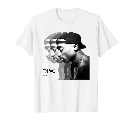 Tupac Inspired Crew Neck Short-Sleeve T-Shirt Soft and Breathable