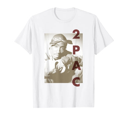 Tupac Inspired Crew Neck Short-Sleeve T-Shirt Soft and Breathable