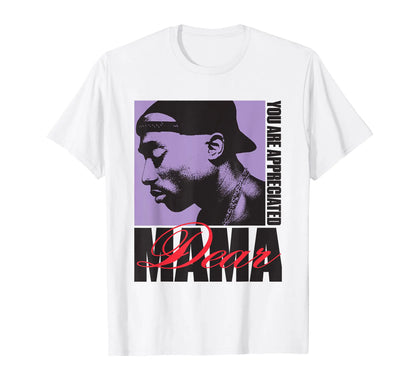 Tupac Inspired Crew Neck Short-Sleeve T-Shirt Soft and Breathable