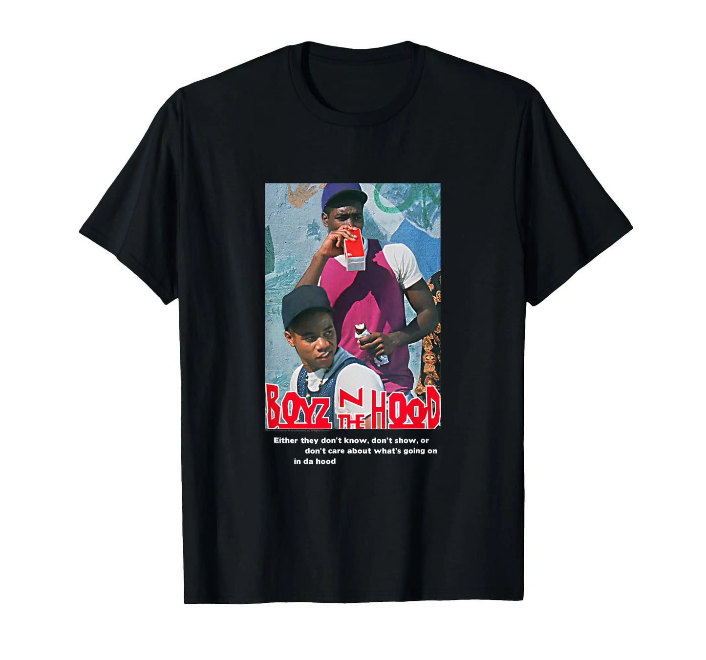 Boyz in The Hood Crew Neck Short-Sleeve T-Shirt Soft and Breathable