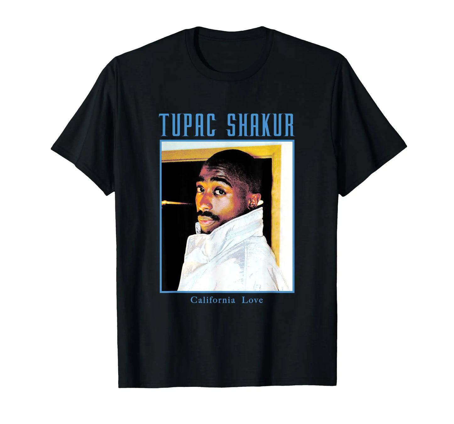 Tupac Inspired Crew Neck Short-Sleeve T-Shirt Soft and Breathable