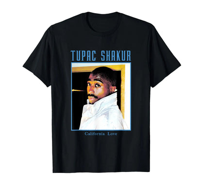 Tupac Inspired Crew Neck Short-Sleeve T-Shirt Soft and Breathable