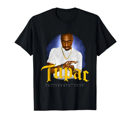 Tupac Inspired Crew Neck Short-Sleeve T-Shirt Soft and Breathable