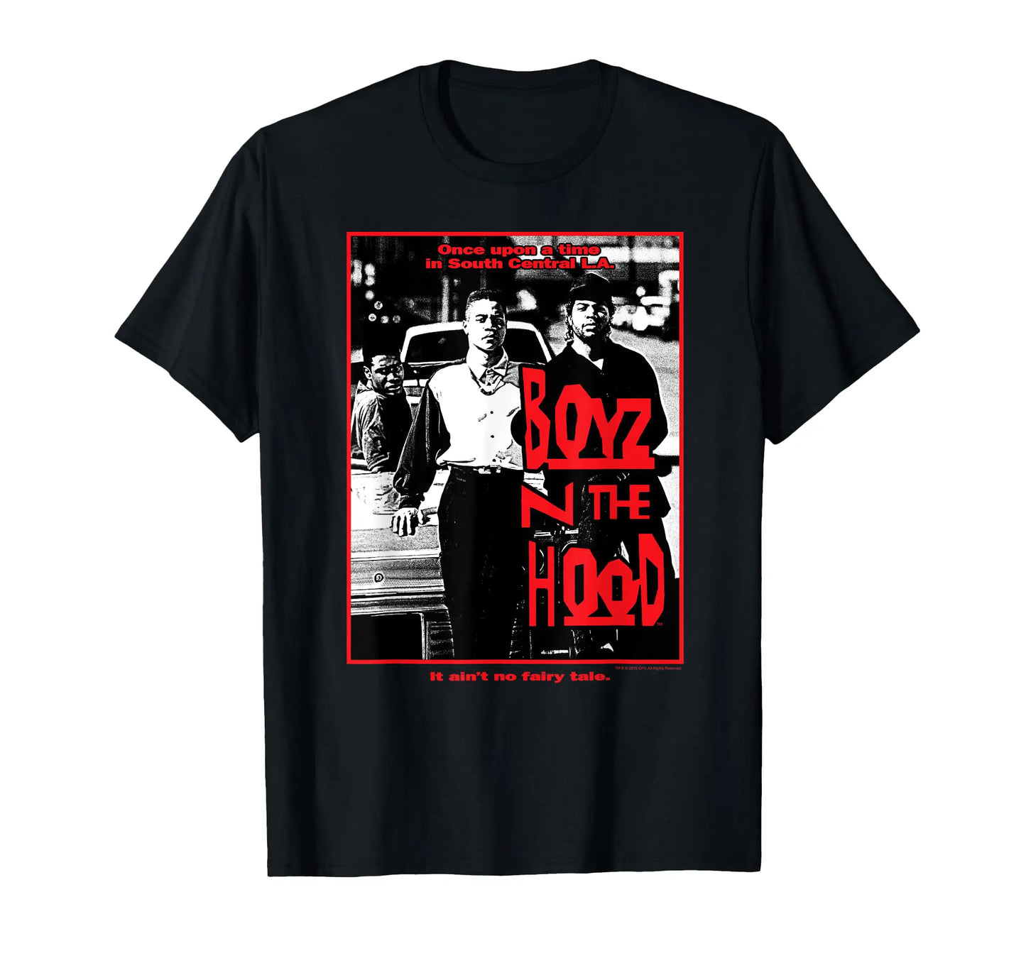 Boyz in The Hood Crew Neck Short-Sleeve T-Shirt Soft and Breathable