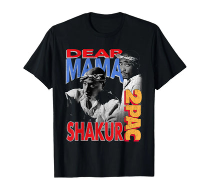 Tupac Inspired Crew Neck Short-Sleeve T-Shirt Soft and Breathable