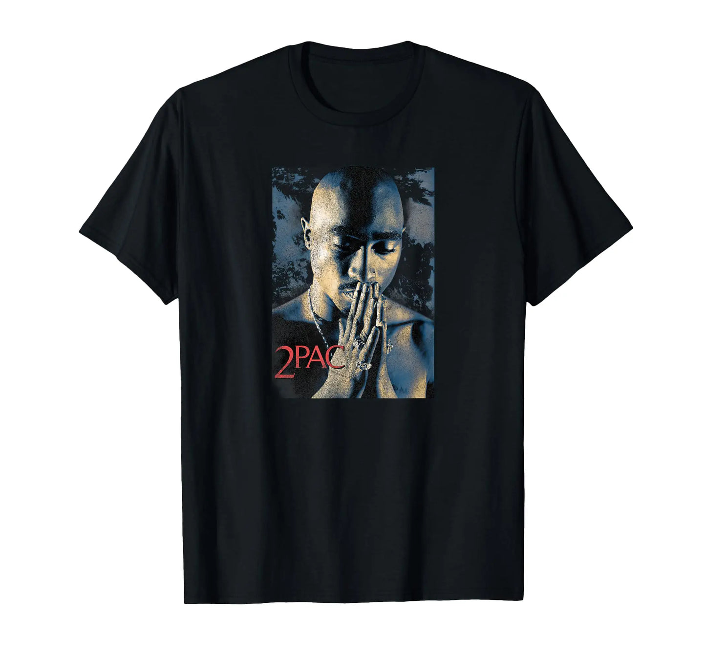 Tupac Inspired Crew Neck Short-Sleeve T-Shirt Soft and Breathable