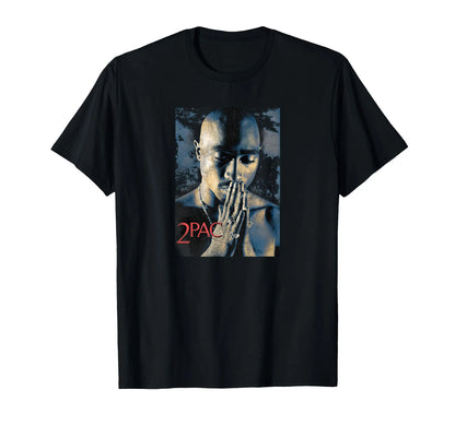 Tupac Inspired Crew Neck Short-Sleeve T-Shirt Soft and Breathable
