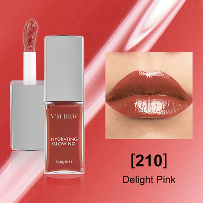 V‘M DEW High-Shine Liquid Lip Gloss Luminous Color, Hydrated Lips, Endless Shine