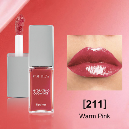 V‘M DEW High-Shine Liquid Lip Gloss Luminous Color, Hydrated Lips, Endless Shine