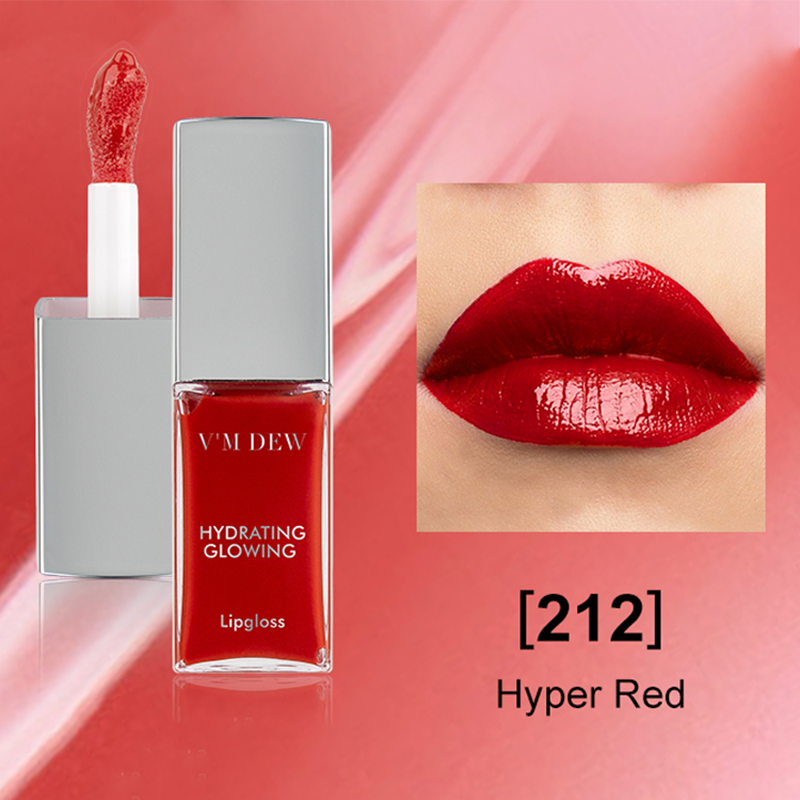 V‘M DEW High-Shine Liquid Lip Gloss Luminous Color, Hydrated Lips, Endless Shine