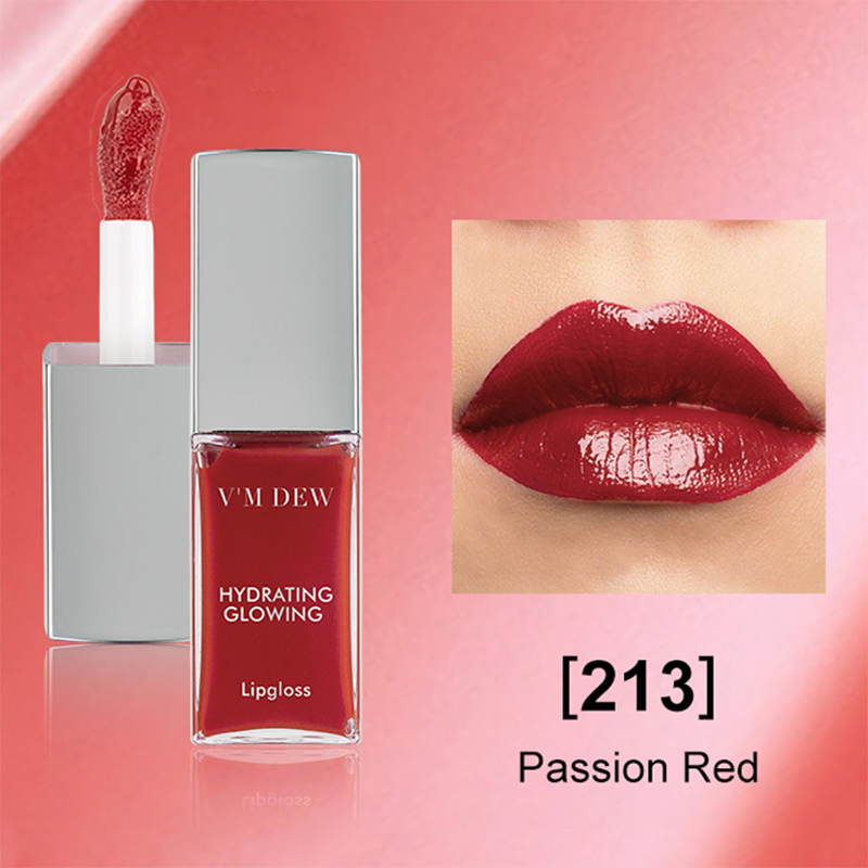 V‘M DEW High-Shine Liquid Lip Gloss Luminous Color, Hydrated Lips, Endless Shine