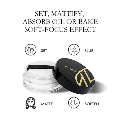 V'M DEW Perfecting Finishing Powder Flawless, Waterproof & Ultra-Natural Finish
