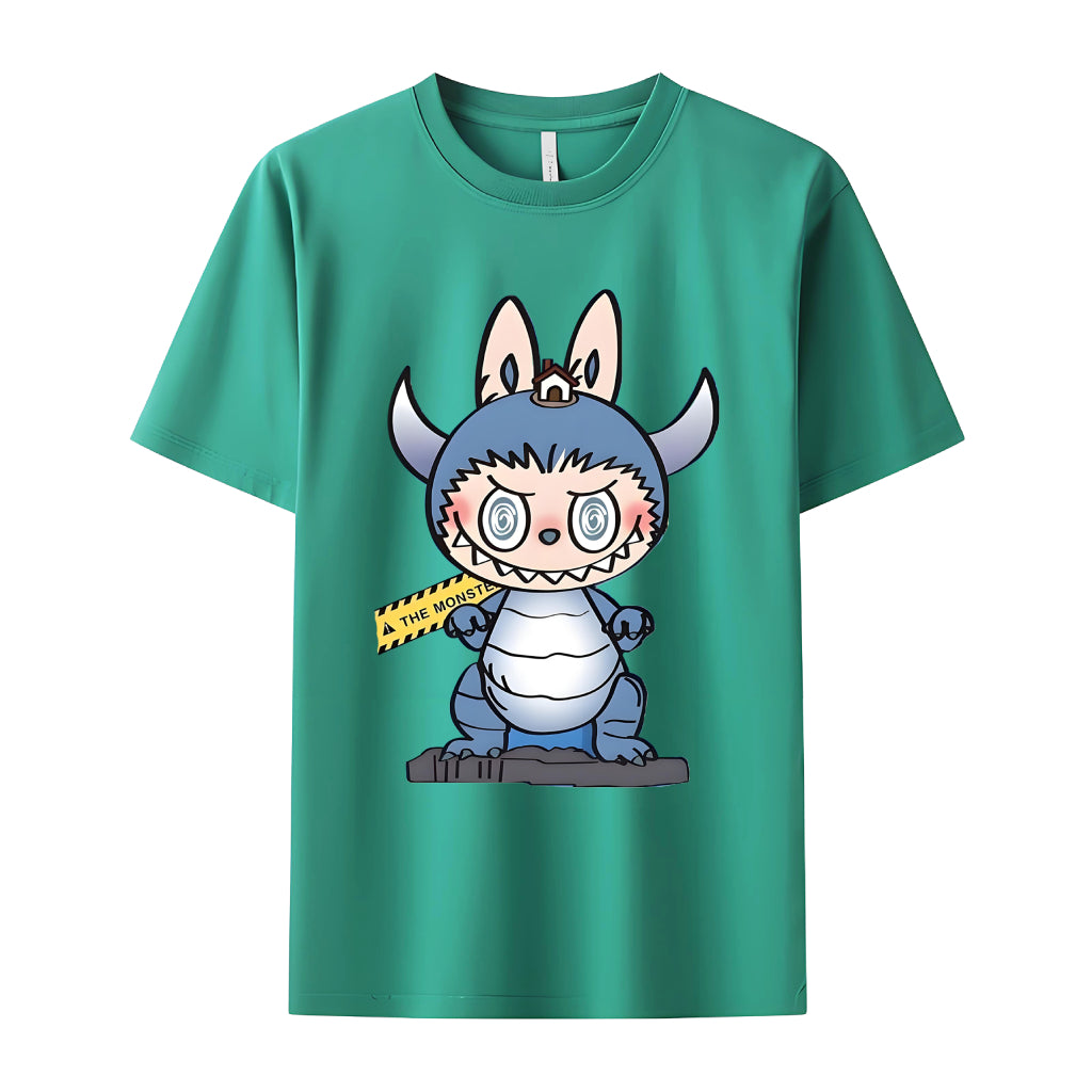 Labubu as Cupid The Monsters Crew Neck T-Shirt For Labubu Lover Gifts for Her