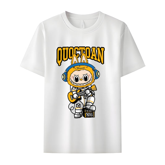 Music Lover Labubu The Monsters Crew Neck T-Shirt For Labubu Lover Gifts for Her