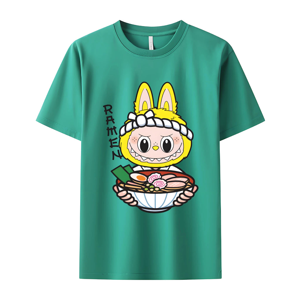 King Labubu The Monsters Crew Neck T-Shirt For Labubu Lover Gifts for Her