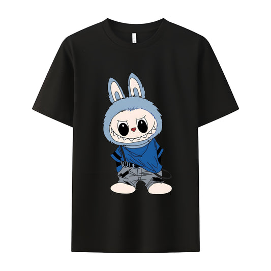 Cool Labubu The Monsters Crew Neck T-Shirt For Labubu Lover Gifts for Her