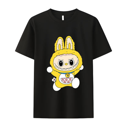Superman Labubu The Monsters Crew Neck T-Shirt For Labubu Lover