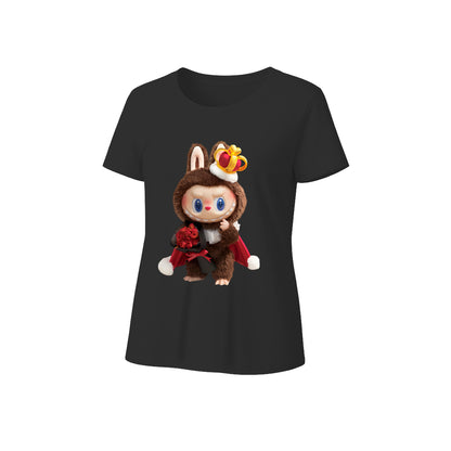 Gentleman Labubu Labubu Graphic T-Shirt Loose Fit Summer Casual Tee