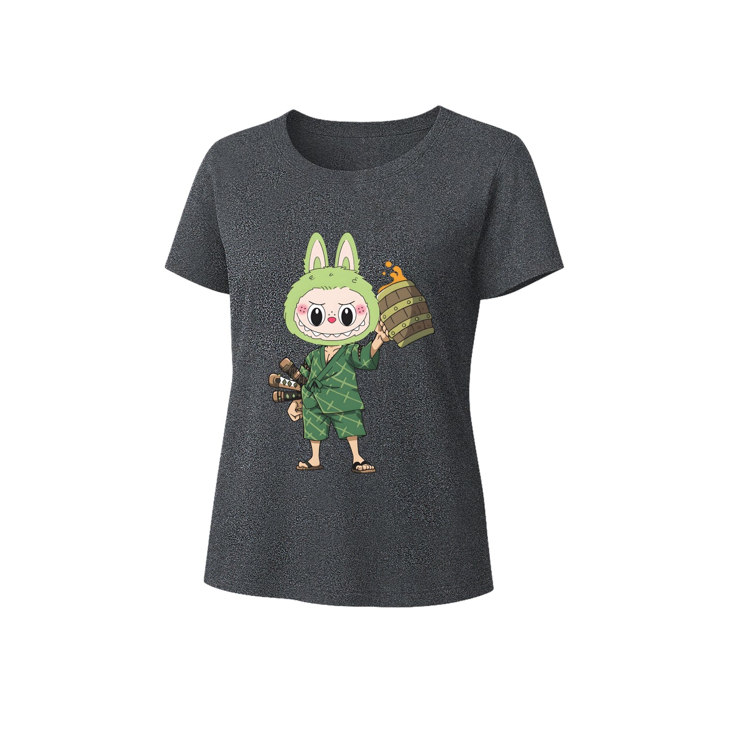 Samurai Labubu Labubu Graphic T-Shirt Loose Fit Summer Casual Tee