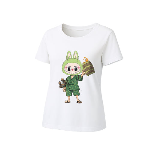 Samurai Labubu Labubu Graphic T-Shirt Loose Fit Summer Casual Tee