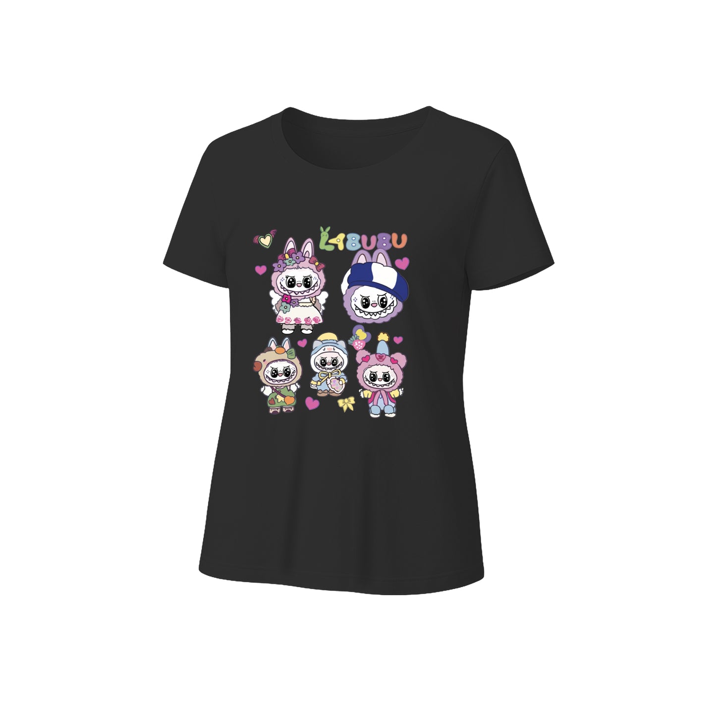Labubu Graphic T-Shirt Loose Fit Summer Casual Tee