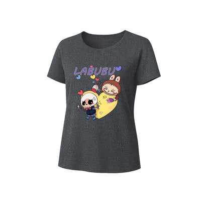 Love Labubu Graphic T-Shirt Loose Fit Summer Casual Tee