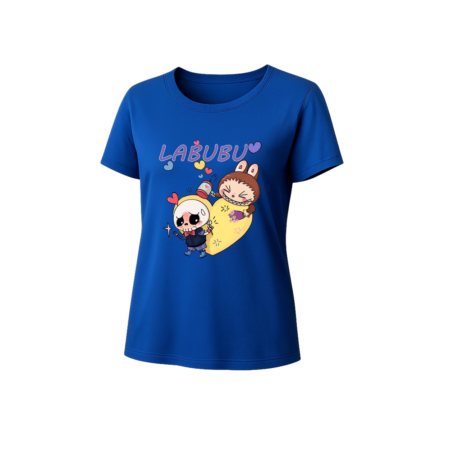 Love Labubu Graphic T-Shirt Loose Fit Summer Casual Tee