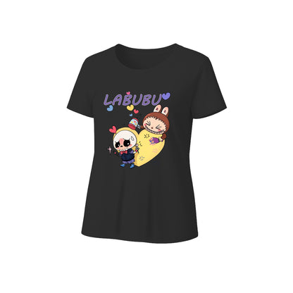 Love Labubu Graphic T-Shirt Loose Fit Summer Casual Tee