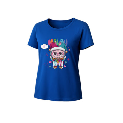 Clown Labubu Graphic T-Shirt Loose Fit Summer Casual Tee