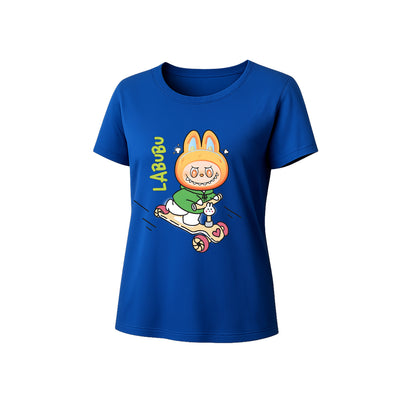 Happy Labubu Graphic T-Shirt Loose Fit Summer Casual Tee