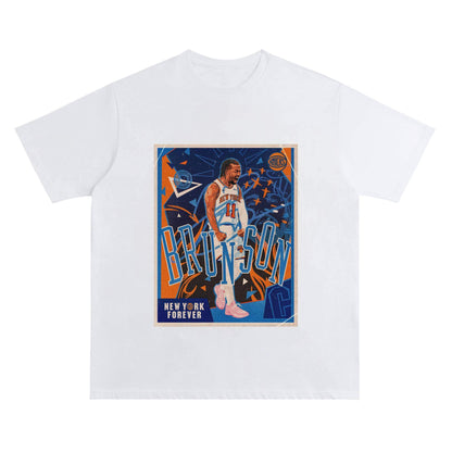 NYK Retro Grit Tee - Street Poster Style Heat Crew Neck Short-Sleeve T-Shirt Unisex